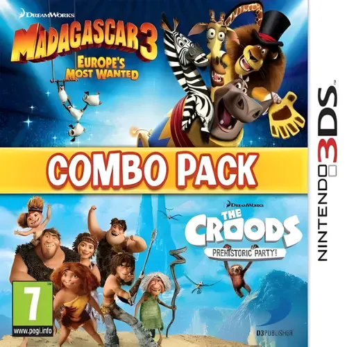 DreamWorks Madagascar 3 & The Croods Combo Pack 1 DreamWorks Madagascar 3 The Croods Combo Pack