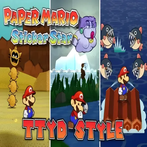 Paper Mario – Sticker Star TTYD Style
