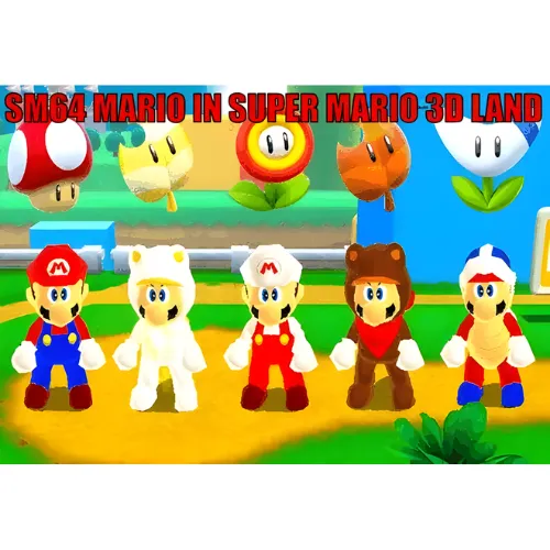 SM64 Mario in Super Mario 3D Land